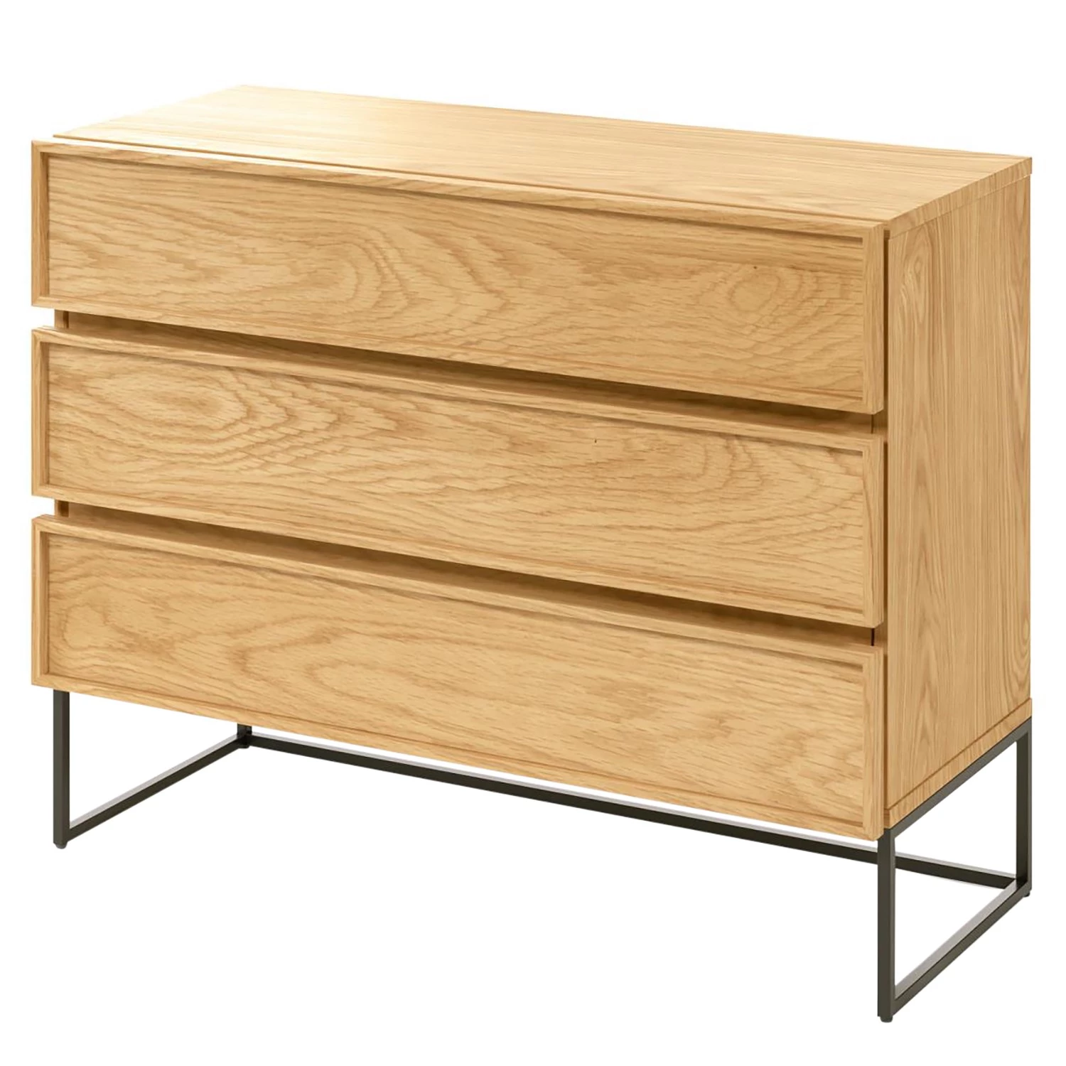 Red Living Commode Tabora I - Placage en bois véritable - Chêne 3 Red Living Commode Tabora I - Placage en bois véritable - Chêne