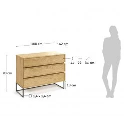 Red Living Commode Tabora I - Placage en bois véritable - Chêne 15 Red Living Commode Tabora I - Placage en bois véritable - Chêne -Meubles de salon Soldes 1000363970 220714 500 SKETCH DETAILS P000000001000363970 sketch