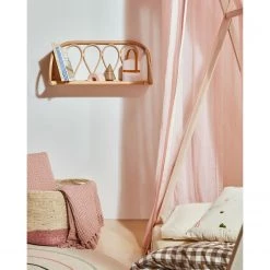 Naturoo Étagère murale Mansa - Étagère : rotin<br>Structure : bambou massif verni -Meubles de salon Soldes 1000363975 220714 020 MOOD DETAILS P000000001000363975 mood