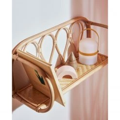 Naturoo Étagère murale Mansa - Étagère : rotin<br>Structure : bambou massif verni -Meubles de salon Soldes 1000363975 220714 021 MOOD DETAILS P000000001000363975 mood