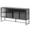 Loftscape Buffet Tete - Verre / Métal - Noir 2 Loftscape Buffet Tete - Verre / Métal - Noir -Meubles de salon Soldes 1000363985 220714 010 IMAGE P000000001000363985