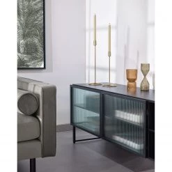 Loftscape Meuble TV Tete - Verre / Métal - Noir -Meubles de salon Soldes 1000363986 220714 024 MOOD DETAILS P000000001000363986 mood