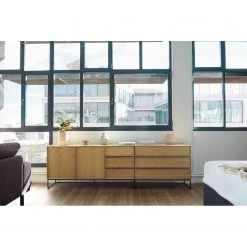 Red Living Buffet Tabora - Placage en bois véritable - Chêne -Meubles de salon Soldes 1000363989 220714 021 MOOD DETAILS P000000001000363989 mood