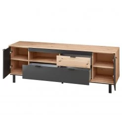 Fashion For Home Meuble TV Leox - Graphite / Imitation chêne artisan 8 Fashion For Home Meuble TV Leox - Graphite / Imitation chêne artisan -Meubles de salon Soldes 1000364251 220719 035 DETAILS P000000001000364251