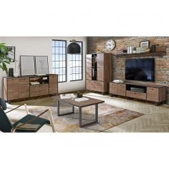 Red Living Table basse Trylith - Imitation chêne rustique / Noir -Meubles de salon Soldes 1000364611 220719 021 MOOD DETAILS P000000001000364611 mood