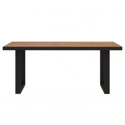 Red Living Table basse Trylith - Imitation chêne rustique / Noir -Meubles de salon Soldes 1000364611 220719 030 DETAILS P000000001000364611