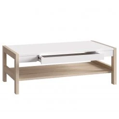 Loftscape Table basse Thurles - Imitation chêne Sonoma / Blanc -Meubles de salon Soldes 1000364867 220722 031 DETAILS P000000001000364867