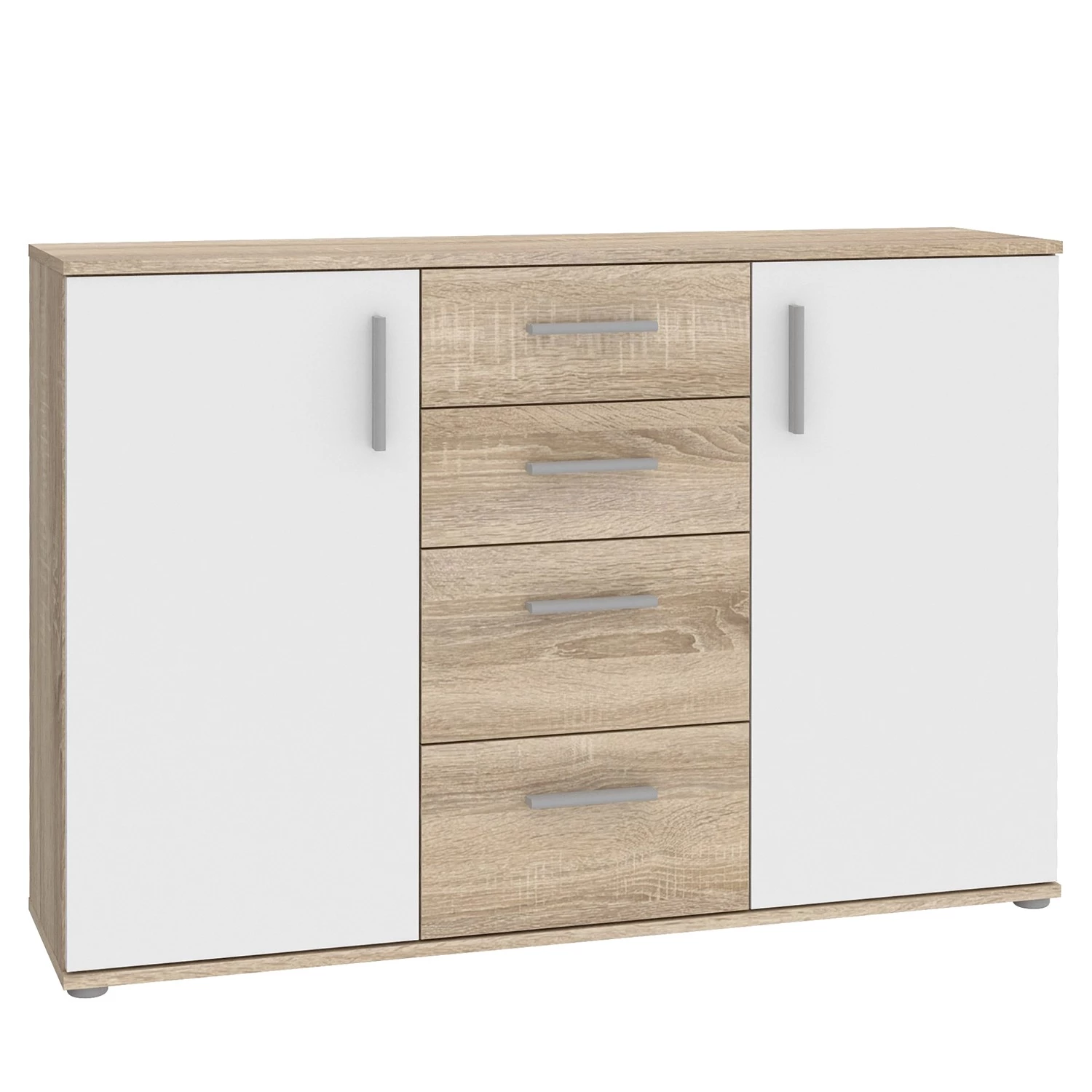 Loftscape Buffet Kiltealy II - Blanc / Imitation chêne Sonoma 3 Loftscape Buffet Kiltealy II - Blanc / Imitation chêne Sonoma