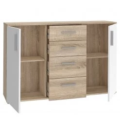 Loftscape Buffet Kiltealy II - Blanc / Imitation chêne Sonoma 12 Loftscape Buffet Kiltealy II - Blanc / Imitation chêne Sonoma -Meubles de salon Soldes 1000364871 220722 031 DETAILS P000000001000364871