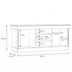 Ridgevalley Meuble TV Boolamore - Imitation chêne 13 Ridgevalley Meuble TV Boolamore - Imitation chêne -Meubles de salon Soldes 1000364887 220722 501 SKETCH DETAILS P000000001000364887 sketch