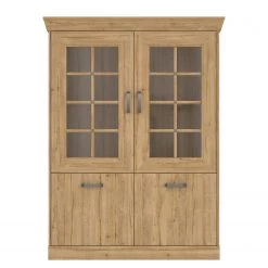 Ridgevalley Vitrine Boolamore I - Imitation chêne 11 Ridgevalley Vitrine Boolamore I - Imitation chêne -Meubles de salon Soldes 1000364897 220722 031 DETAILS P000000001000364897