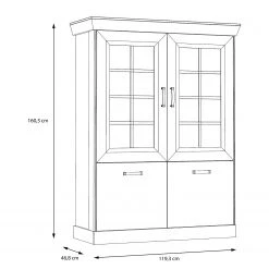 Ridgevalley Vitrine Boolamore I - Imitation chêne 14 Ridgevalley Vitrine Boolamore I - Imitation chêne -Meubles de salon Soldes 1000364897 220722 500 SKETCH DETAILS P000000001000364897 sketch