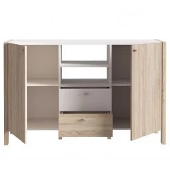 Loftscape Buffet Thurles I - Imitation chêne Sonoma / Blanc -Meubles de salon Soldes 1000364903 220722 032 DETAILS P000000001000364903
