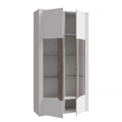 Loftscape Vitrine Millquarter II - Blanc / Imitation chêne clair 16 Loftscape Vitrine Millquarter II - Blanc / Imitation chêne clair -Meubles de salon Soldes 1000364906 220722 031 DETAILS P000000001000364906