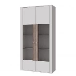 Loftscape Vitrine Millquarter II - Blanc / Imitation chêne clair 18 Loftscape Vitrine Millquarter II - Blanc / Imitation chêne clair -Meubles de salon Soldes 1000364906 220722 033 DETAILS P000000001000364906