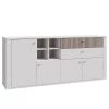 Loftscape Buffet Millquarter - Blanc / Imitation chêne clair 1 Loftscape Buffet Millquarter - Blanc / Imitation chêne clair -Meubles de salon Soldes 1000364914 220722 010 IMAGE P000000001000364914