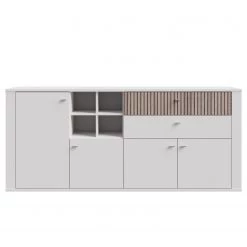 Loftscape Buffet Millquarter - Blanc / Imitation chêne clair 11 Loftscape Buffet Millquarter - Blanc / Imitation chêne clair -Meubles de salon Soldes 1000364914 220722 030 DETAILS P000000001000364914
