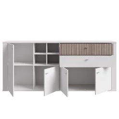 Loftscape Buffet Millquarter - Blanc / Imitation chêne clair 13 Loftscape Buffet Millquarter - Blanc / Imitation chêne clair -Meubles de salon Soldes 1000364914 220722 032 DETAILS P000000001000364914