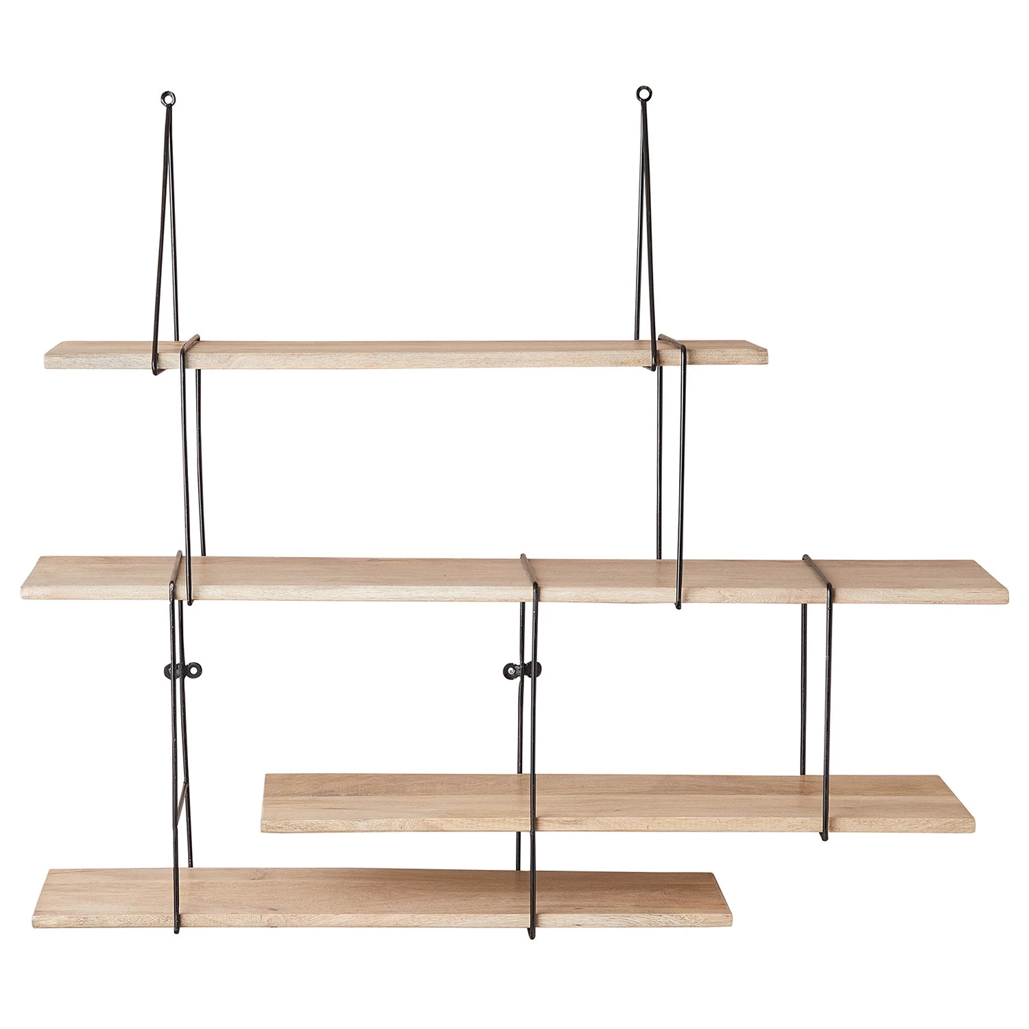 Butlers Étagère murale LIMBO - Chêne massif / Aluminium - Noir / Naturel 7 Butlers Étagère murale LIMBO - Chêne massif / Aluminium - Noir / Naturel – Image 5