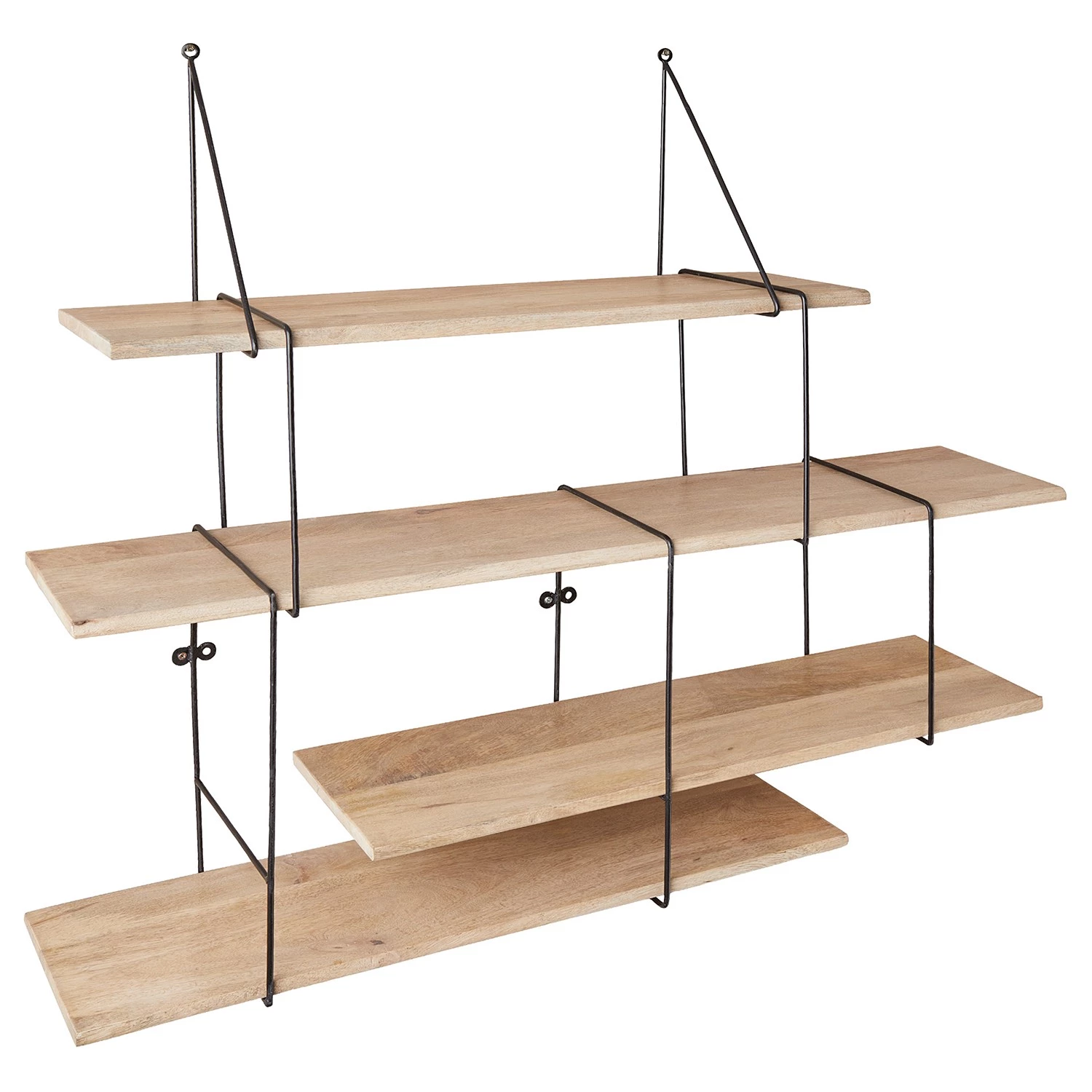 Butlers Étagère murale LIMBO - Chêne massif / Aluminium - Noir / Naturel 8 Butlers Étagère murale LIMBO - Chêne massif / Aluminium - Noir / Naturel – Image 6
