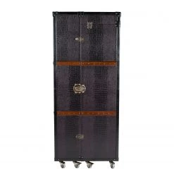 Butlers Valise bar HEMINGWAY - Cuir aniline / Frêne massif - Brun foncé 23 Butlers Valise bar HEMINGWAY - Cuir aniline / Frêne massif - Brun foncé -Meubles de salon Soldes 1000365699 220728 040 DETAILS P000000001000365699