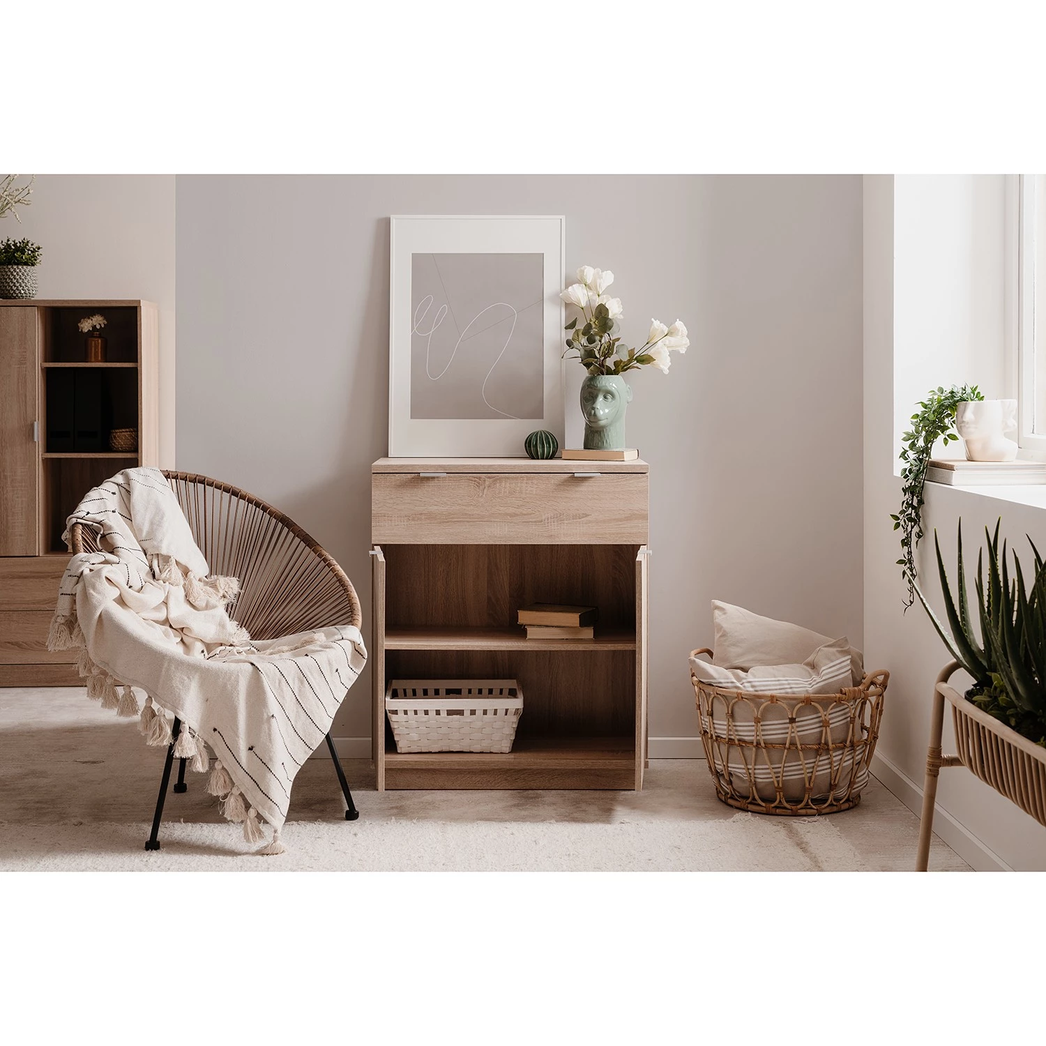 Loftscape Buffet Alcester I - Imitation chêne Sonoma 6 Loftscape Buffet Alcester I - Imitation chêne Sonoma – Image 4