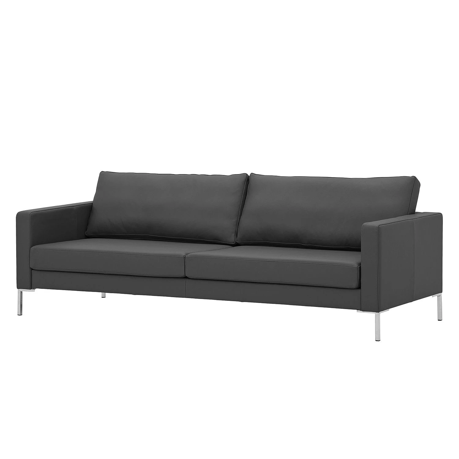 Fredriks Canapé Portobello (3 places) - Cuir véritable - Cuir véritable Gad : Anthracite - Angulaire 3 Fredriks Canapé Portobello (3 places) - Cuir véritable - Cuir véritable Gad : Anthracite - Angulaire