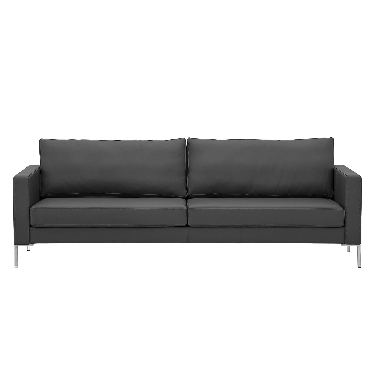 Fredriks Canapé Portobello (3 places) - Cuir véritable - Cuir véritable Gad : Anthracite - Angulaire 4 Fredriks Canapé Portobello (3 places) - Cuir véritable - Cuir véritable Gad : Anthracite - Angulaire – Image 2