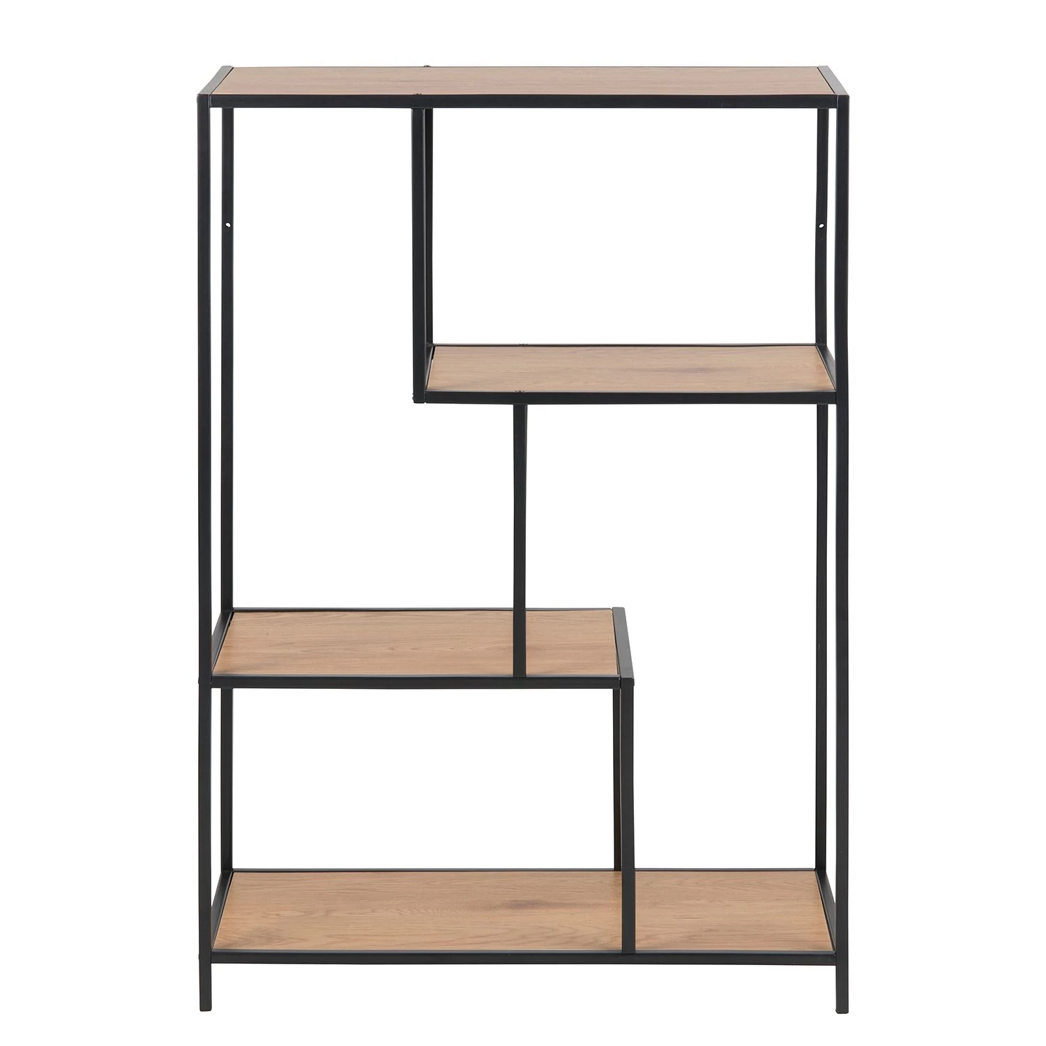 Red Living Étagère Coogee I - Imitation chêne / Noir - Hauteur : 114 cm 8 Red Living Étagère Coogee I - Imitation chêne / Noir - Hauteur : 114 cm – Image 6