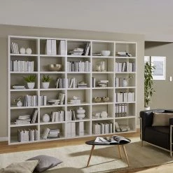 Fredriks Étagère à combiner Rodos I - Blanc brillant -Meubles de salon Soldes anbauregal rodos i hochglanz weiss 1890590