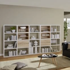 Fredriks Etagère à combiner Rodos II - Blanc brillant 9 Fredriks Etagère à combiner Rodos II - Blanc brillant -Meubles de salon Soldes anbauregal rodos ii hochglanz weiss 1890654