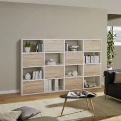 Fredriks Etagère à combiner Rodos II - Blanc brillant 10 Fredriks Etagère à combiner Rodos II - Blanc brillant -Meubles de salon Soldes anbauregal rodos ii hochglanz weiss 1890658