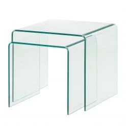 Fredriks Table d'appoint gigogne Drap - Verre