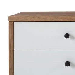 Mørteens Table dappoint Kamion - Hauteur : 58 cm -Meubles de salon Soldes beistelltisch kamion eiche teilmassiv weiss eiche 58 4823616