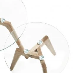 Mørteens Tables d'appoint Lingbo (lot de 2) -Meubles de salon Soldes beistelltisch lingbo 2er set eiche massiv 2551118