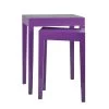 Roomscape Set de tables d'appoint Gleamy - 2 éléments - Paulownia partiellement massif - Violet brillant 2 Roomscape Set de tables d'appoint Gleamy - 2 éléments - Paulownia partiellement massif - Violet brillant -Meubles de salon Soldes beistelltisch set gleamy 2 teilig paulownia teilmassiv hochglanz lila 1549102