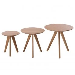 Mørteens Table d’appoint Past II (3 éléments) - Chêne partiellement massif -Meubles de salon Soldes beistelltisch set past past ii 3 teilig eiche teilmassiv 4759556