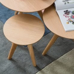 Mørteens Table d’appoint Past II (3 éléments) - Chêne partiellement massif -Meubles de salon Soldes beistelltisch set past past ii 3 teilig eiche teilmassiv 4872600