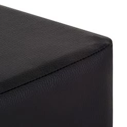 Ars manufacti Assise pour caisse de bières Henryk - Cuir synthétique noir -Meubles de salon Soldes bierkastensitz henryk kunstleder schwarz 387762