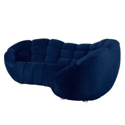 Jack & Alice Grand canapé Blair - Microfibre bleu -Meubles de salon Soldes bigsofa blair microfaser blau 297153