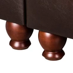 Maison Belfort Grand canapé Christian - Cuir synthétique marron foncé / Tissu rouge - Marron foncé / Rouge 32 Maison Belfort Grand canapé Christian - Cuir synthétique marron foncé / Tissu rouge - Marron foncé / Rouge -Meubles de salon Soldes bigsofa christian kunstleder schwarz webstoff rot 354616