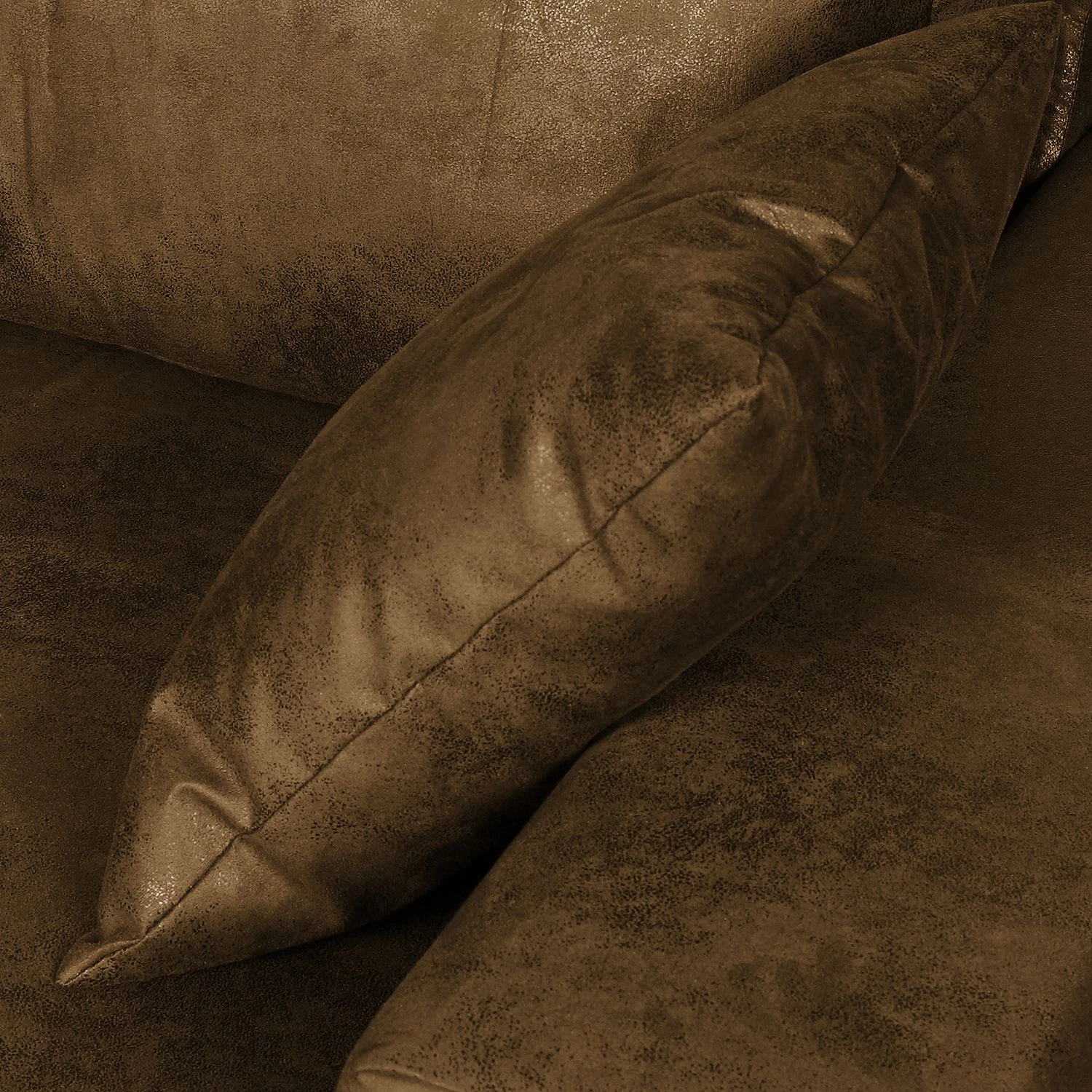 Fredriks Grand canapé Mandor Aspect cuir vieilli - Cognac 10 Fredriks Grand canapé Mandor Aspect cuir vieilli - Cognac – Image 8