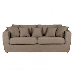 Roomscape Grand canapé - Cappuccino -Meubles de salon Soldes bigsofa montargil ii webstoff cappuccino 2493430