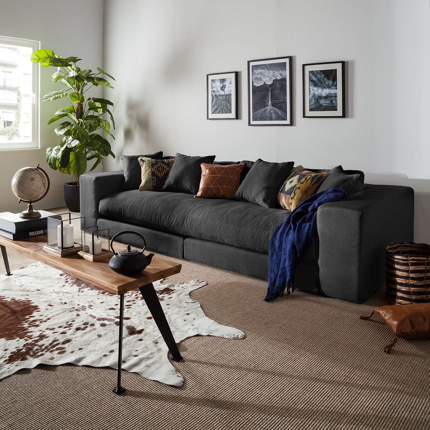 Loftscape Grand canapé Winwick - Anthracite 5 Loftscape Grand canapé Winwick - Anthracite – Image 3