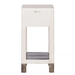 Wolf-Möbel Table d'appointGoa White - Multicolore -Meubles de salon Soldes blumensaeule goa white mehrfarbig 4028040