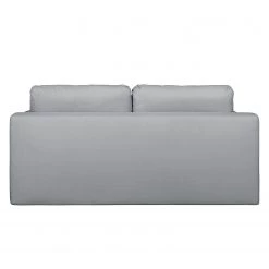 Fredriks Canapé convertible boxspring Goodlow - Velours - Tissu Polia: Gris platine - Avec fonction couchage -Meubles de salon Soldes boxspring schlafsofa goodlow strukturstoff platin 4280608