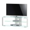 Jahnke Support TV CU-MR (avec éclairage) - Aluminium / Verre - Largeur : 114 cm 1 Jahnke Support TV CU-MR (avec éclairage) - Aluminium / Verre - Largeur : 114 cm -Meubles de salon Soldes breite 110 cm 407420