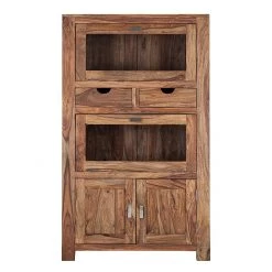 Wolf-Möbel Vaisselier Yoga - Sheesham massif - Naturel 22 Wolf-Möbel Vaisselier Yoga - Sheesham massif - Naturel -Meubles de salon Soldes brotschrank yoga sheesham massiv natur 1428608