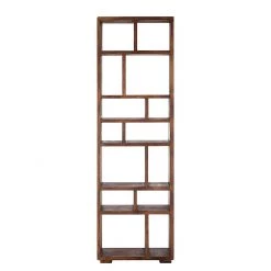 Ars Natura Bibliothèque Trangle - Sheesham massif -Meubles de salon Soldes buecherregal trangle sheesham massiv 702678