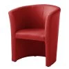 Mooved Fauteuil cocktail Sinclair - Imitation cuir -Meubles de salon Soldes cocktailsessel sinclair kunstleder rot 5141540